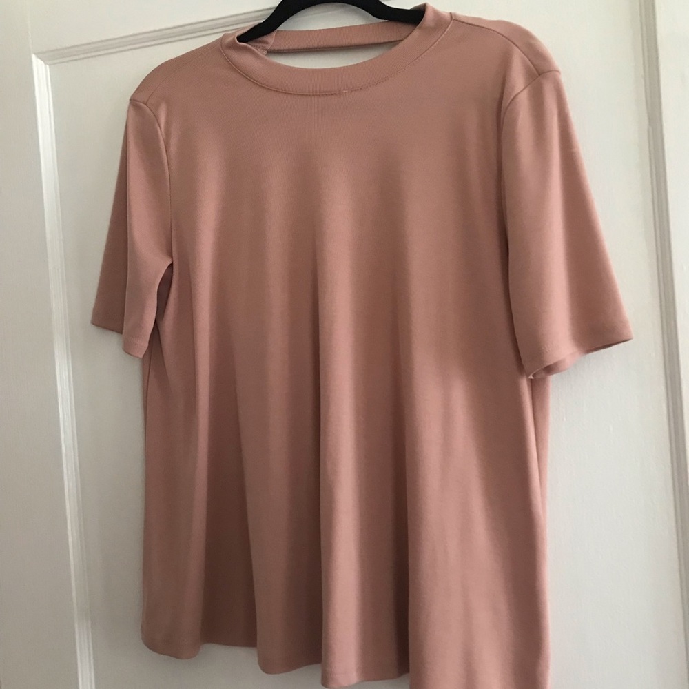 Karlie peach open back top.